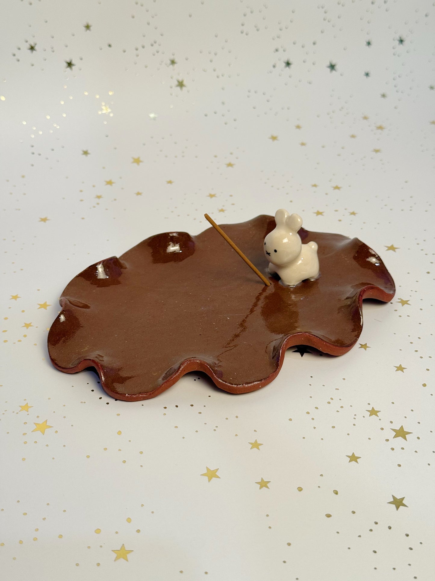 Brown Bunny Incense Holder