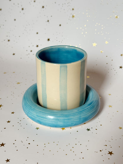 Blue Stripe Bubble Set