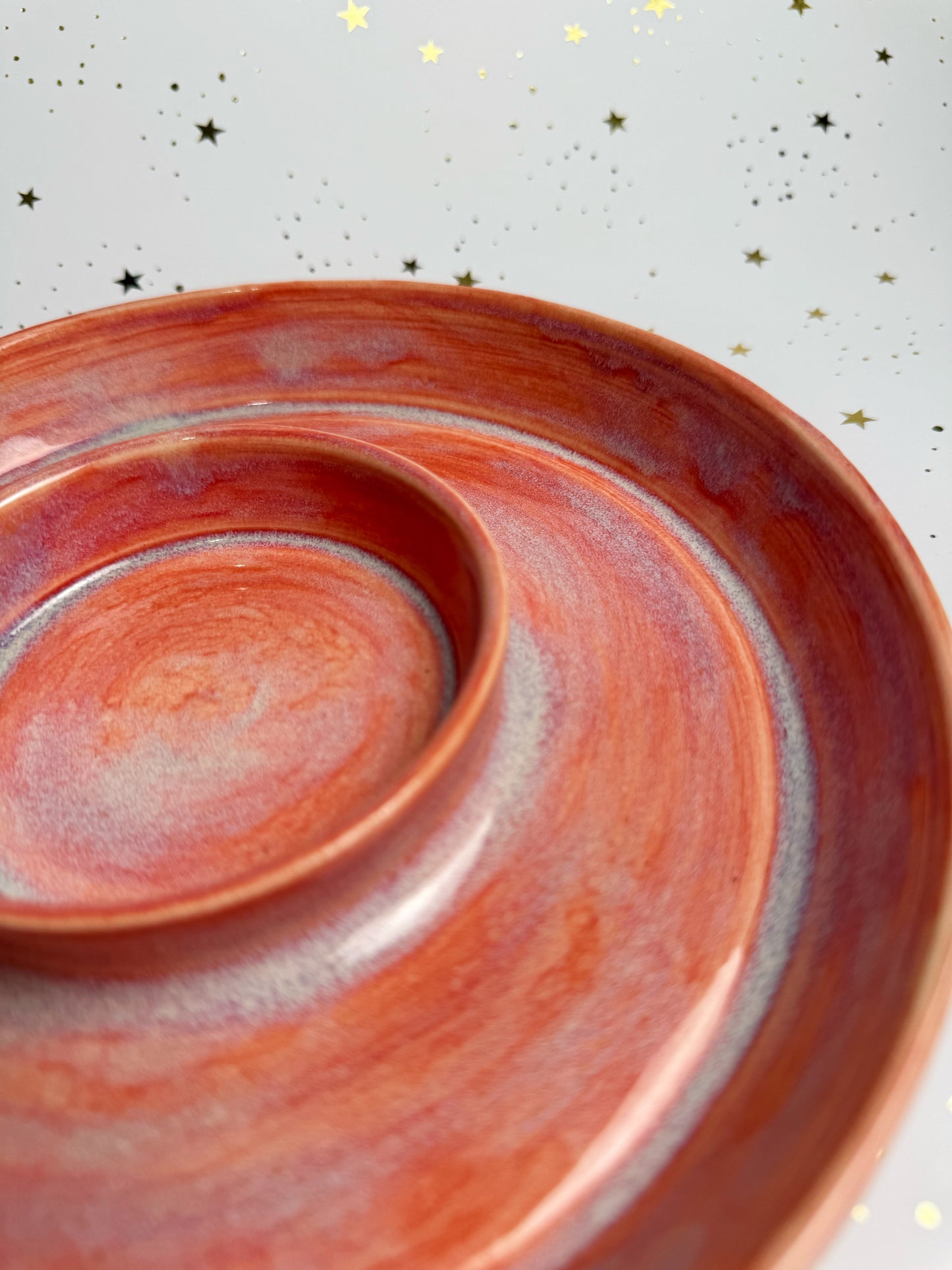 Sunset Chip and Dip Bowl